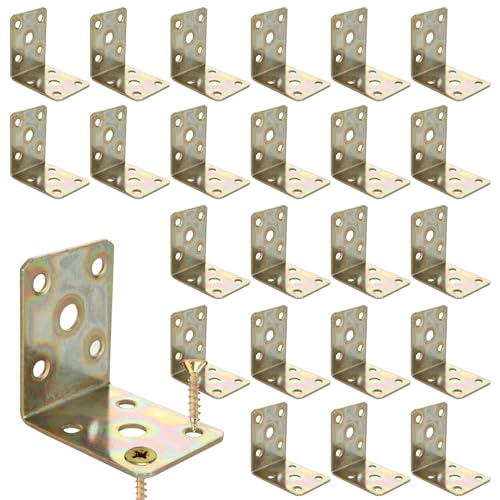STARVAST 30 Stücke Winkelverbinder Edelstahl 50 x 50 x 38 mm, Stahlwinkel Verzinkt Schwerlastwinkel, Winkel Metall 90 Grad zum Befestigen und Reparieren von Möbeln, Verstärkungsfuge, Verzinkt STARVAST 30 Stücke Winkelverbinder Edelstahl 50 x 50 x 38 mm, Stahlwinkel Verzinkt Schwerlastwinkel, Winkel Metall 90 Grad zum Befestigen und Reparieren von Möbeln, Verstärkungsfuge, Verzinkt von STARVAST