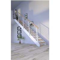 STARWOOD Systemtreppe »Kos«, Metall, 13 Stufen, max. Geschosshöhe 280 cm - braun von STARWOOD