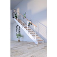 STARWOOD Systemtreppe »Kos«, Metall, 13 Stufen, max. Geschosshöhe 280 cm - braun von STARWOOD