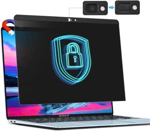 STARY Sichtschutz für MacBook Pro 13 Zoll, MacBook Pro Sichtschutz für MacBook Pro 13 Zoll M1/M2 Chip (2016–2022) und MacBook Air 13 Zoll (2018–2013,2013 Zoll) 021) W. Mit Kamera-Abdeckung von STARY