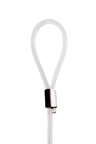 STAS Perlonseil mit Ösen (Set mit 5 oder 10 Stück) - Aufhängeschnüre - 200cm von STAS Picture Hanging Systems