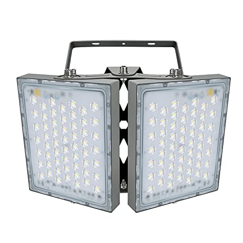 200W LED Flutlicht Außen, 18000LM Superhell LED Fluter Flutlicht Außenstrahler, IP65 Wasserfest, 5000K Tageslicht, 2 Flutlicht mit verstellbarem Kopf unter, für Garten, Garage, Hotel ect. von STASUN