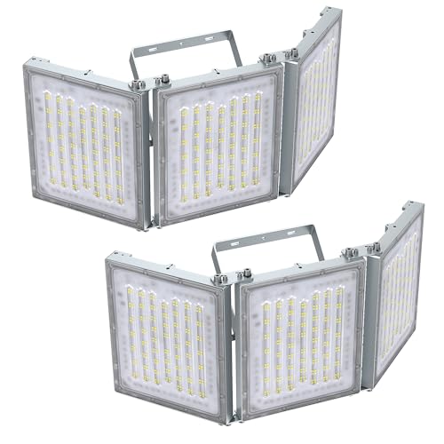 STASUN Mini-Serie 2er-Set 480W LED Flutlicht, 48000LM 6000K Außenstrahler, Tageslichtweiß, IP66 Wasserdicht, 3 verstellbare Köpfe, LED Sicherheitsbeleuchtung für Garten, Einfahrt, Garage, Terrasse STASUN Mini-Serie 2er-Set 480W LED Flutlicht, 48000LM 6000K Außenstrahler, Tageslichtweiß, IP66 Wasserdicht, 3 verstellbare Köpfe, LED Sicherheitsbeleuchtung für Garten, Einfahrt, Garage, Terrasse von STASUN