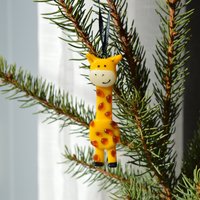Giraffe Als Hängendes Weihnachtsbaum-Ornament Giraffe Als Hängendes Weihnachtsbaum-Ornament von STATIONPOLENORD