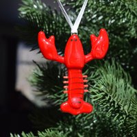 Hummerschmuck Für Den Weihnachtsbaum Hummerschmuck Für Den Weihnachtsbaum von STATIONPOLENORD