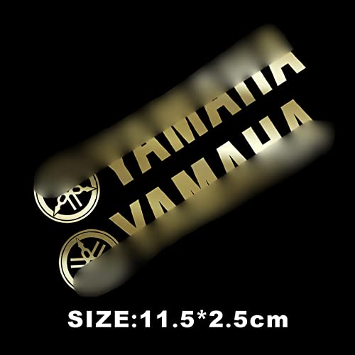 STATUZ 3D ABS Aufkleber Motorrad Tank Emblem Logo Für Yamaha Schmücken (Color : 3D Metal Gold) von STATUZ