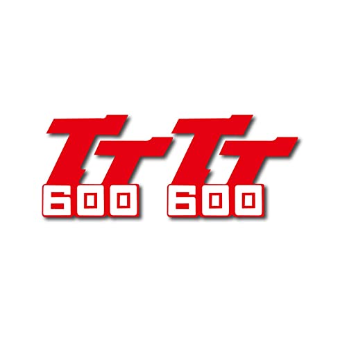 STATUZ Für Yamaha Tt600 Tt 600 Motorrad Kraftstofftank Aufkleber Reflektierende wasserdichte Kreative Aufkleber Helm Gepäck Notebook Logo Schmücken (Color : Reflective red) von STATUZ