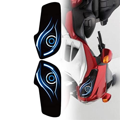 STATUZ Motorrad Frontverkleidung Scheinwerferschutz Aufkleber Scheinwerferschutz Aufkleber Für Honda GL1800 Gold Wing 2001 2002 2003 2004 2005 2006 2007 2008 2009 2010 2011 Schmücken (Color : 1 UK) von STATUZ
