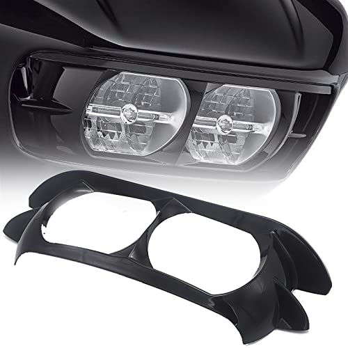 STATUZ Scheinwerferabdeckung Dual Scheinwerfer Verkleidung Blende Scowl 2015–2019 Für Harley Touring Road Glide Special FLTRXS Road Glide FLTRX Zubehör von STATUZ