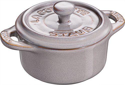 Mini Cocotte, rund Antikgrau 10 cm von STAUB