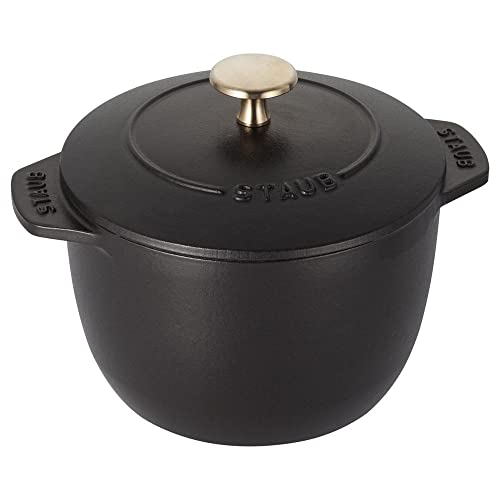 STAUB 16 cm, rund, Gusseisen, Schwarz von STAUB