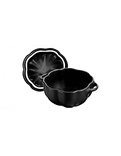 STAUB 40508-549-0 Kürbis Cocotte Schwarz matt 14,8 cm [W] von STAUB