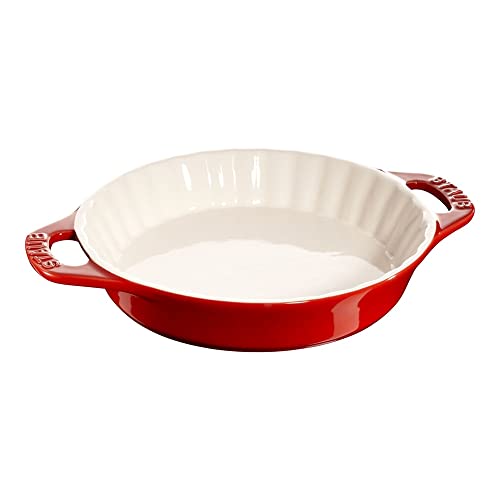 STAUB 40511-164-0 - Tarte-Form rund, Kirschrot, 24 cm von STAUB