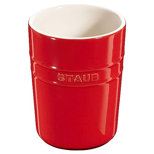 STAUB Utensilienhalter Ceramic by - Rot (Red) - Keramik - Zeitlos - 11,5 cm x 15,2 cm x 15,2 cm - 0,95 Liter - 2 Stück - Spülmaschinenfest - Made in China STAUB Utensilienhalter Ceramic by - Rot (Red) - Keramik - Zeitlos - 11,5 cm x 15,2 cm x 15,2 cm - 0,95 Liter - 2 Stück - Spülmaschinenfest - Made in China von ZWILLING