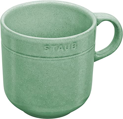 STAUB Dining Line Tasse, 300 ml Salbeigrün Keramik kratzfest von STAUB