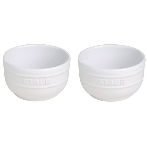 STAUB Keramik Vorbereitungsschüssel-Set, 2-teilig, Weiß von STAUB