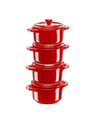 STAUB Set of 4 Ceramic Pots 40508-158-0 Gift Giving von STAUB