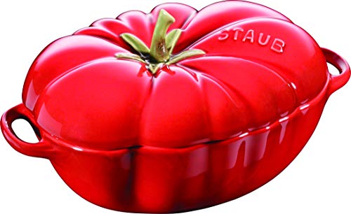 Staub 405118550 Tomaten Cocotte, 40511-855-0 emaillierte Oberfläche, Keramik von STAUB