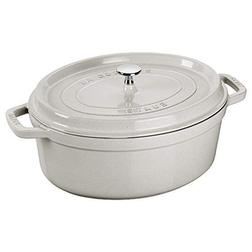 Staub Cocotte oval White Truffle 27cm von STAUB