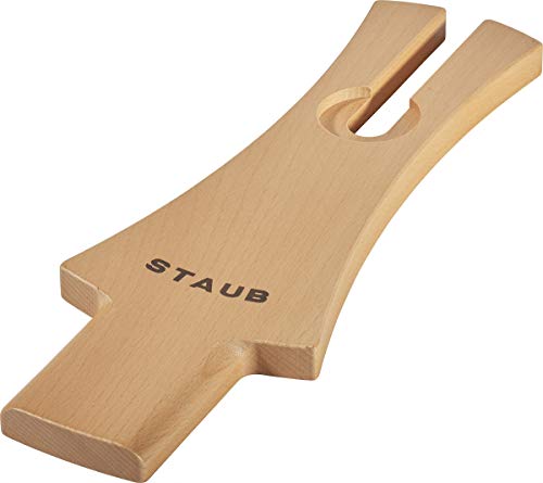 STAUB 40501-124 Deckelhalter aus Holz von STAUB