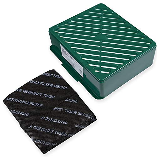 Hochwertiger Hepa Hygiene-Filter + Aktivkohlefilter - Kompatibel zu Vorwerk Tiger VT 251/252 - Bestleistung beim Saugen von STAUBSAUGERMANUFAKTUR staubsaugermanufaktur.de