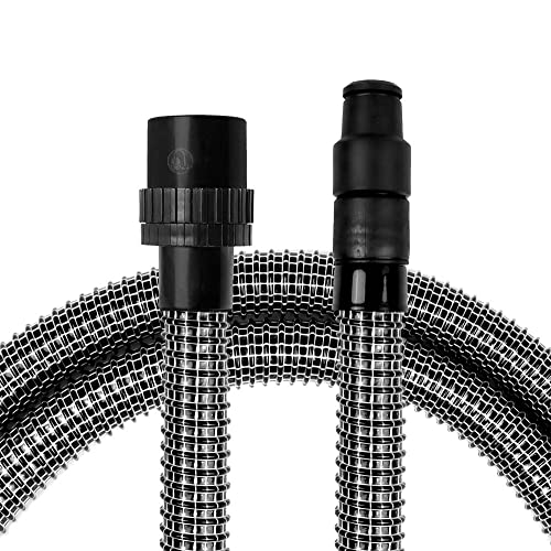 Premium Gewebeschlauch 4m für Industriesauger - Universeller 58mm Anschluss - Knickfest & robust von STAUBSAUGERMANUFAKTUR staubsaugermanufaktur.de