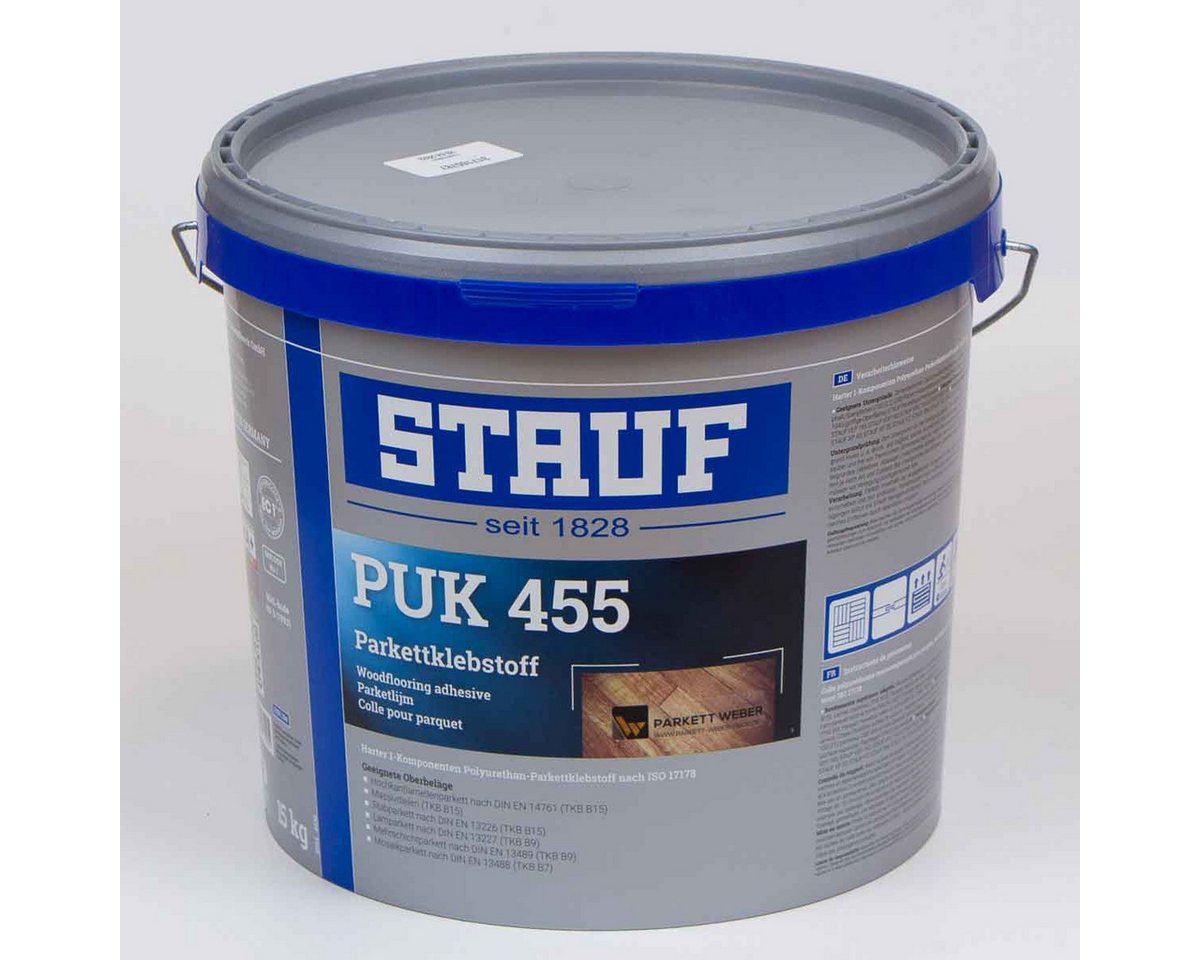 STAUF Parkettkleber Stauf PUK 455 1K-PU Parkettklebstoff 15 kg von STAUF