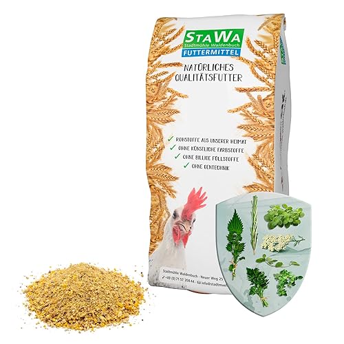 STAWA Legemehl Kräuter, mit Probiotika, unterstützend für die Verdauung und Darmflora, 25 kg von STAWA