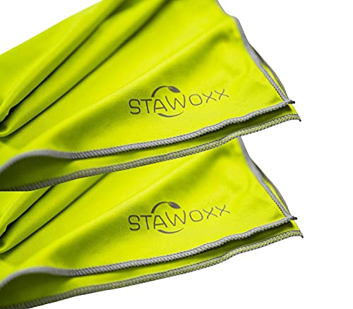 STAWOXX® Glaspoliertuch Mikrofaser NEU - ca 64 * 42 cm - 2er Set - vielseitig verwendbare Gläserpoliertücher - ideal zum Polieren von Gläser, Besteck, Spiegel, ... von STAWOXX