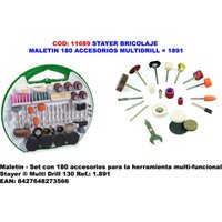 Diy Stayer Aktentasche mit 180 Multidrill-Zubehör 1891 von STAYER IBERICA