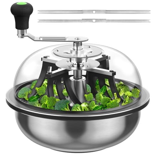 STAYGROW 13 Zoll Bowl Erntemaschine Grow Garten Knospe Manuell Bud Trimmer Schale Hydroponic Blatt Twisted Spin Cut für Pflanzen Knospe und Blume mit Blade von STAYGROW