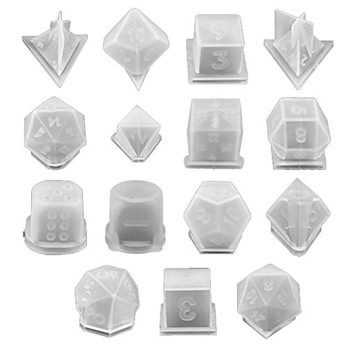 15 Formen unregelmäßige Epoxidharz-Form Multi-Spec Digital Game Silikonform 15 Formen unregelmäßige Epoxidharz-Form Multi-Spec Digital Game Silikonform von STBQHG