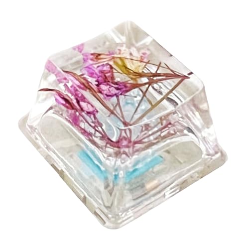 STBQHG Dekorative Epoxidharz-Tastatur mit echter Blume, durchscheinende Handwerkskunst STBQHG Dekorative Epoxidharz-Tastatur mit echter Blume, durchscheinende Handwerkskunst von STBQHG