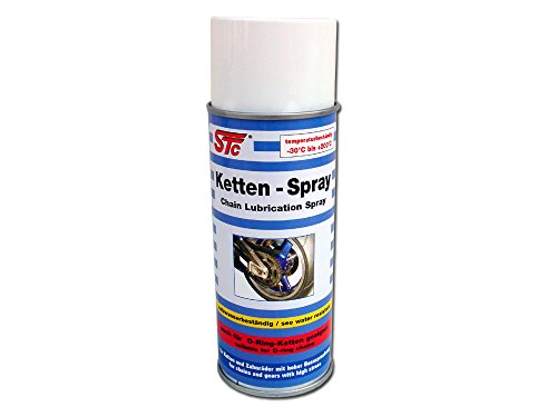 STC Kettenspray 400 ml hochdruckbeständiges Schmierspray Kettenschmierung Sprühfett von STC