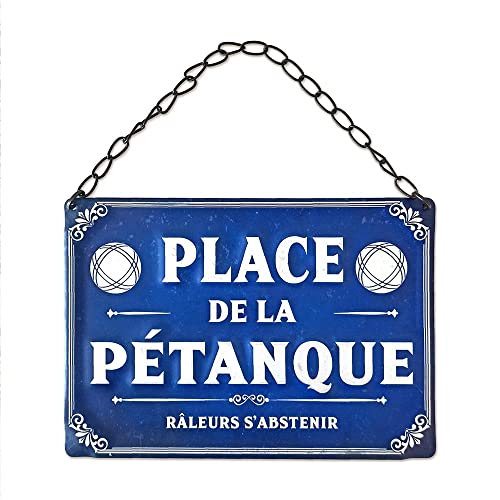 STC Metallschild Place de la Petanque von STC