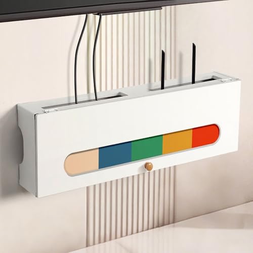 An Der Wand Montierter WiFi-Box-Versteck, Routers Aufbewahrungsbox, Dekoratives Regal Für Videokonsolen, Ständer Für Medienprojektoren, Für Schlafzimmer, Wohnzimmer(60cm/23.6in) von STCERY
