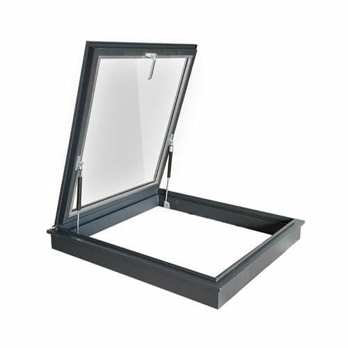 Dachzugangsluke Aus Aluminiumlegierung, Dachfenster, Wartungsluke, Sicherheitstür, Dachbodenzugangstür Mit Griff, Für Privathaushalte, Lagerhäuser, Hotels(60 * 70cm/23.6 * 27.5in) von STCERY