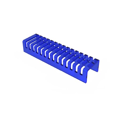 STCERY Fliesenständer Acryl-Bodenfliesen-Präsentationsständer Mit 14 Kartenfächern, Arbeitsplatte Keramik-Quarzsteinplatte Probenhalter, Für Einzelhandelsgeschäfte(Blue) von STCERY
