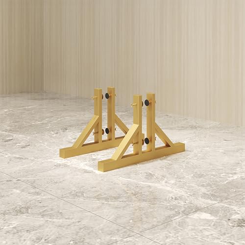 STCERY Verstellbarer Fliesenmusterständer, Bodenmusterständer, Bodenfliesen-Präsentationsständer, 2er-Set Metall-Organizer, Für Messen Und Ausstellungsräume(Gold,32cm/12.6in) von STCERY