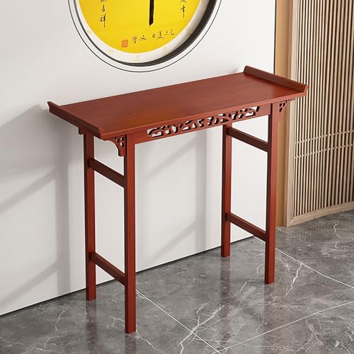 Stand Buddha Altartische, Chinesischer Meditations Altartisch Mit Aufbewahrung, Persönlicher Gebetsschrein, Retro-Pooja-Schrank, Für Buddhistische Tempel Und Ahnenhallen(60*35cm/23.6*13.8in) von STCERY