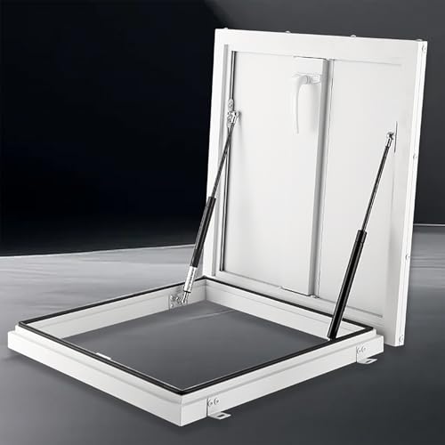 Verzinkte Dachluke, Dachbodenzugangstür, Abdeckplatte Für Wartungsluken Auf Dem Dach, Mit Gasdruckfederstangen, Geeignet Für Die Heimindustrie(45cm/17.7in) von STCERY