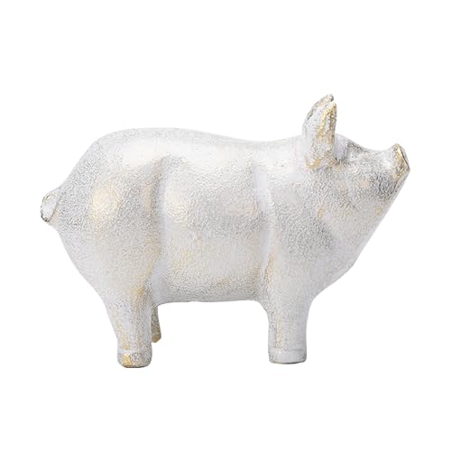 STCREE TQDWST011 Schweine-Figur, niedliche Tierstatue, Türstopper, für drinnen und draußen, Gartendekoration STCREE TQDWST011 Schweine-Figur, niedliche Tierstatue, Türstopper, für drinnen und draußen, Gartendekoration von STCREE
