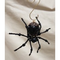 steampunk Perlen Schwarz Spinne von STEAMFORGEDSTUDIOS