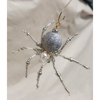 steampunk Perlen Silber Weihnachtsspinne von STEAMFORGEDSTUDIOS