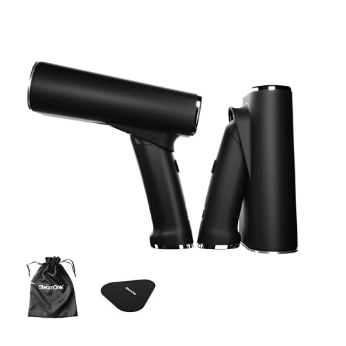 STEAMONE - Steamer Dampfglätter 2000 W 35 g/min – tragbares Bügeleisen – Kapazität 80 & 150 ml – entfernt 99,99% Verunreinigungen – bereit in 15 Sekunden – Kabel 3 m – kompaktes Format – EUFD80BV2 von STEAMONE