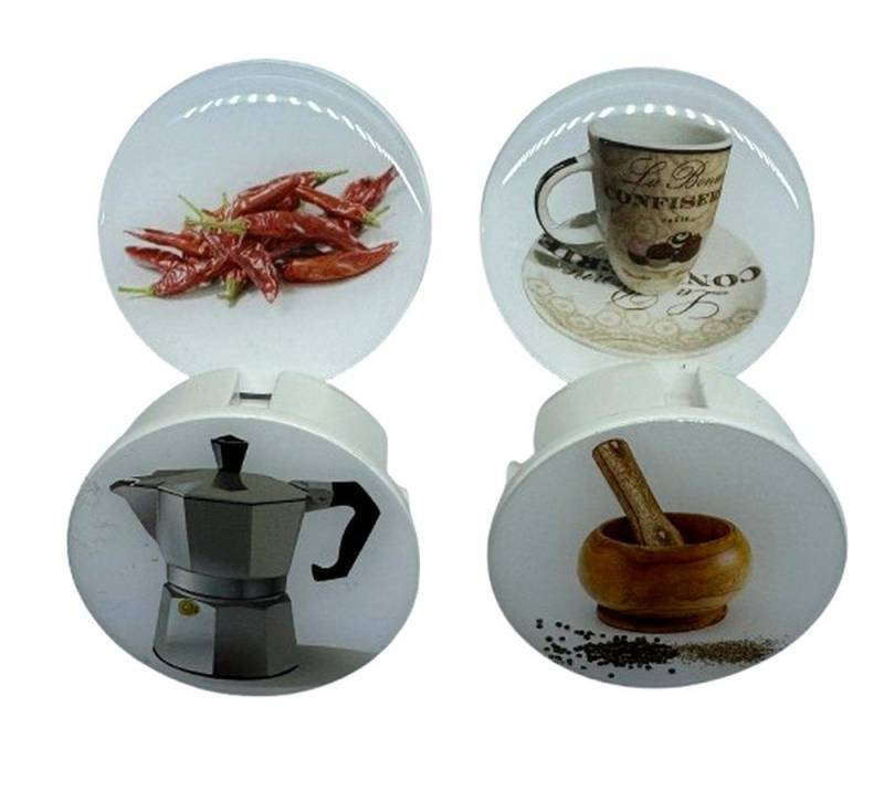 STECKEL Wanddekoobjekt 4xHochwertige STECKEL Steckdosenabdeckungen–Staub&Spritzschutz Deko (Spar-Set, 4er Set (4 Stück enthalten), abwaschbar, kein Ausbleichen bei direkter Sonneneinstrahlung von STECKEL