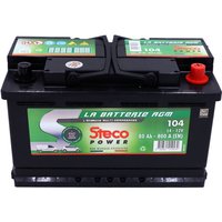 Batterie 12v 80ah 800a 315x175x190 Bereich agm-vrla Stecopower 104 Batterie 12v 80ah 800a 315x175x190 Bereich agm-vrla Stecopower 104 von STECOPOWER