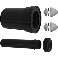 ASW - stedo Wand-WC Anschluss-Set 180 mm mit Dichtung dn 100 von ASW