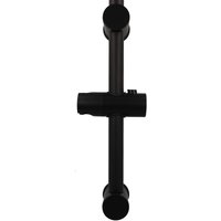 Stedo - Brausestange Roma 950 mm - matt schwarz - einseitig variable Wandhalterung von STEDO