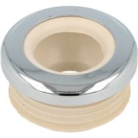 WC-Spülrohrverbinder ø 48 mm für WC's bis Bj. 1978 weiß, mit Rosette - Stedo von STEDO